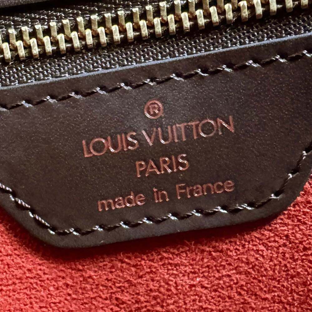 LOUIS VUITTON Authentic Brown Damier Canvas Bag - Picture 11 of 12
